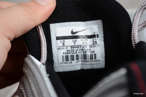 884421-001 “SILVER 97 AIR MAX BULLET” NIKE 1118